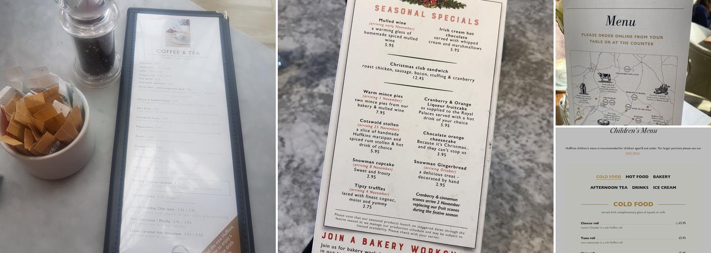 Huffkins Kingston (Huffkins at John Lewis & Partners) Menu