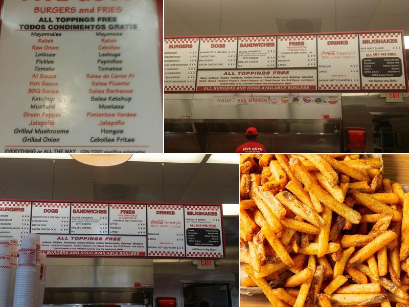 Five Guys Menu
