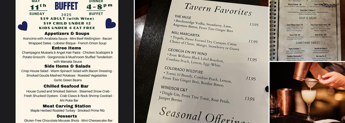 Windsor Mill Tavern Menu