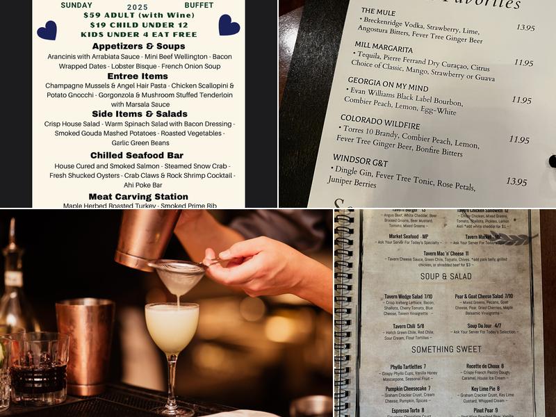 Windsor Mill Tavern Menu