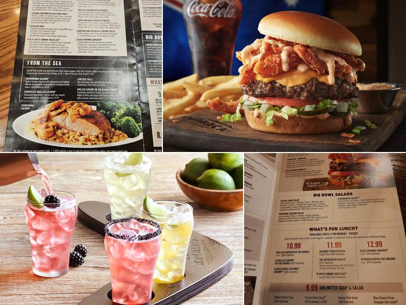 Outback Steakhouse Menu
