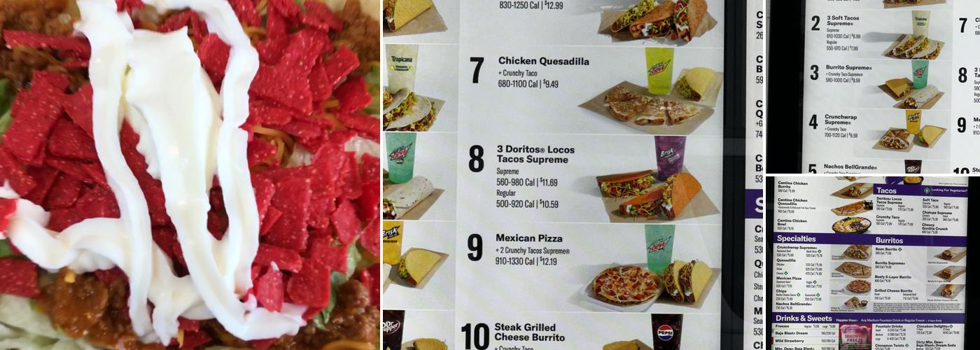 Taco Bell Menu