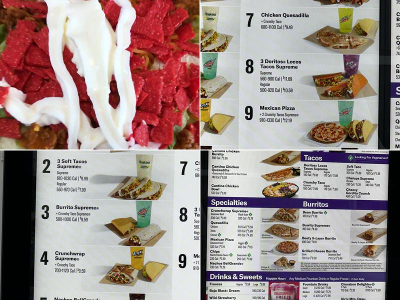 Taco Bell Menu