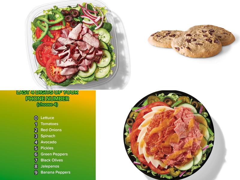 Subway Menu