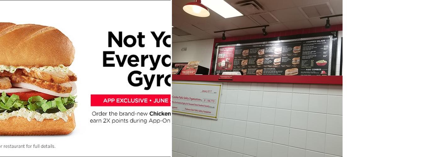 Firehouse Subs N. Augusta Menu