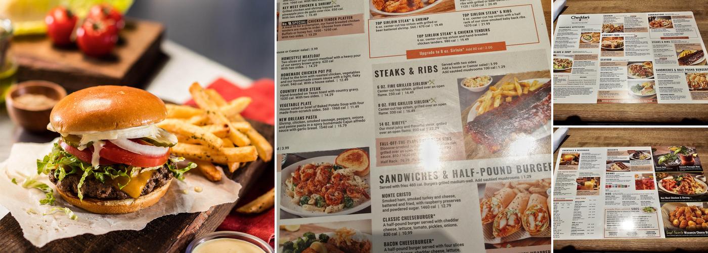 Cheddar's Scratch Kitchen Menu