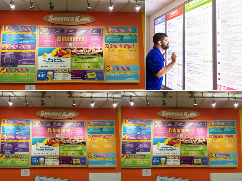 Smoothie King Menu