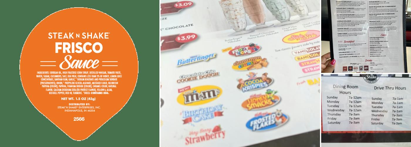 Steak 'n Shake Menu