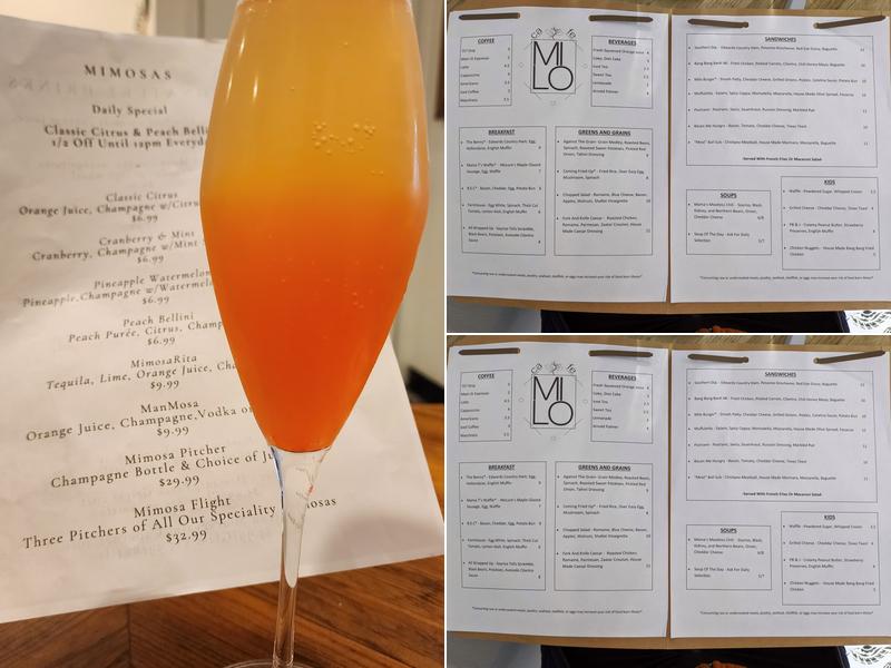 Cafe Milo Menu