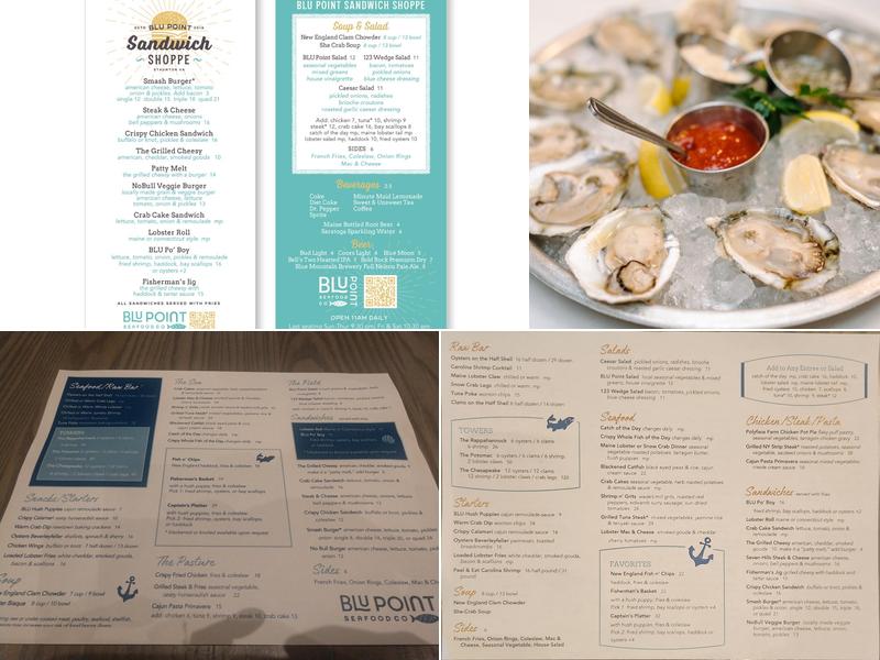 Blu Point Seafood Co. Menu