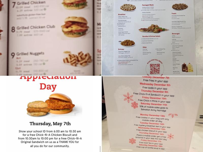 Chick-fil-A Menu