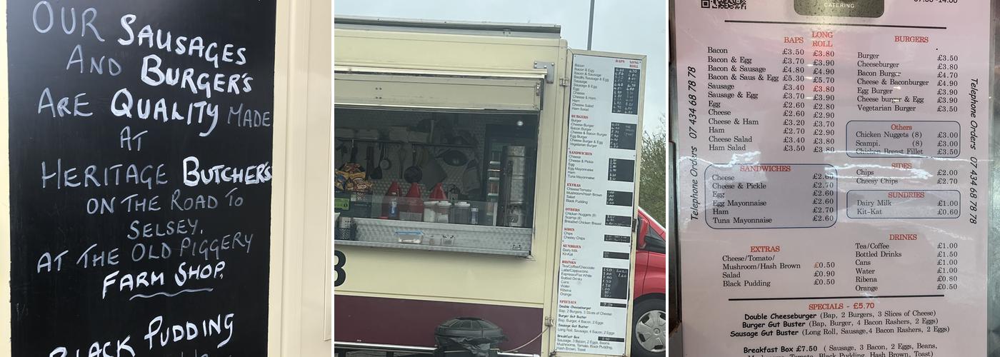 Yeates Catering Menu