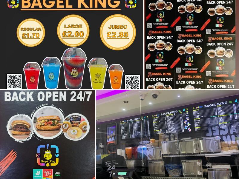 Bagel King Menu