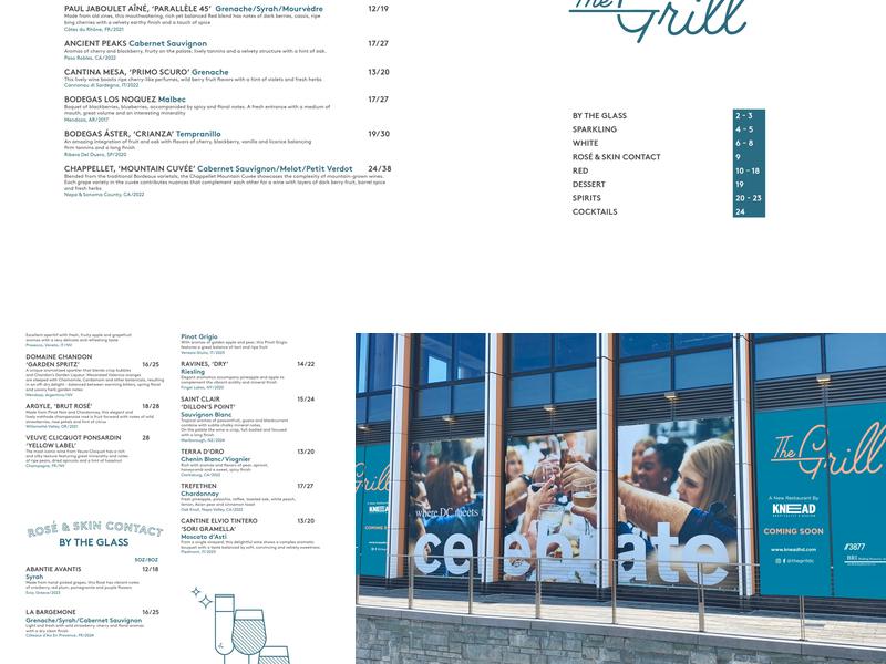 THE GRILL Menu