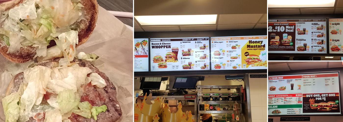 Burger King Menu