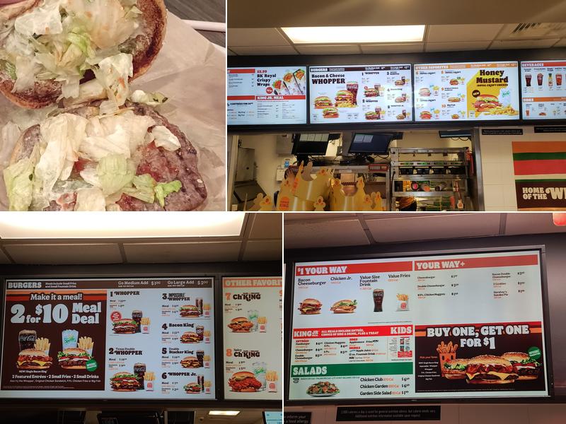 Burger King Menu