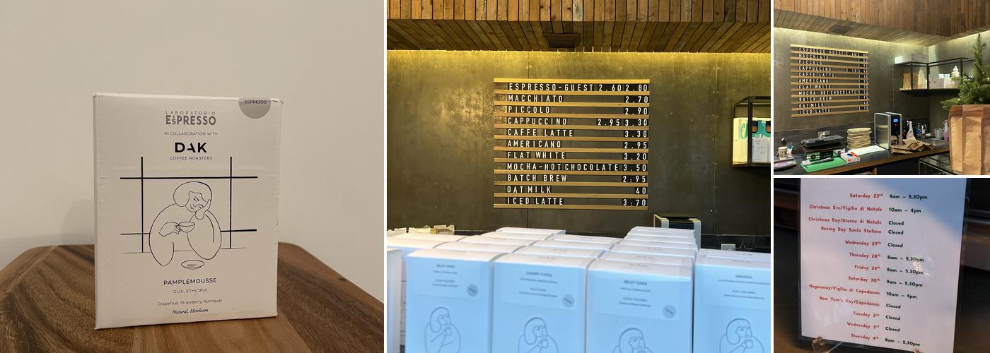 Laboratorio Espresso Menu