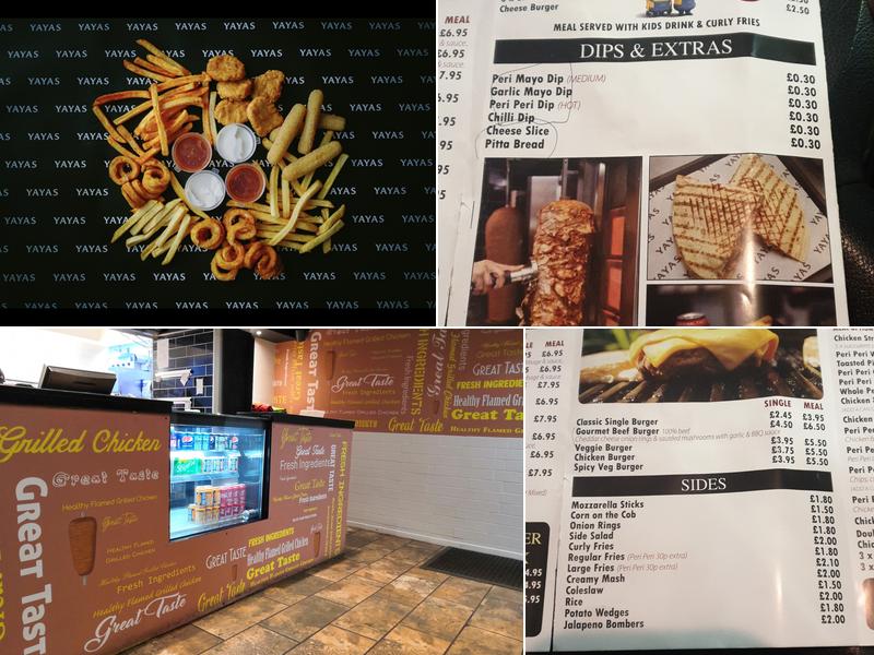 Yayas - German Donor • Peri Peri Chicken Menu