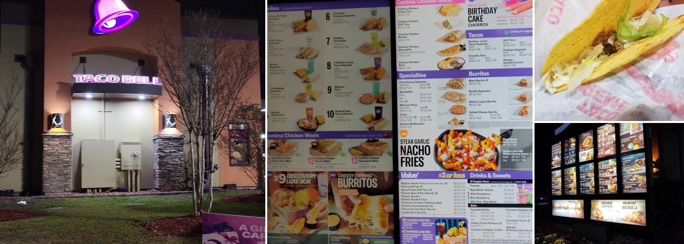 Taco Bell Menu