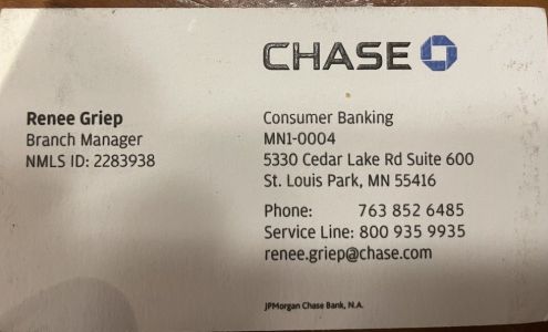 Chase Bank St. Louis Park