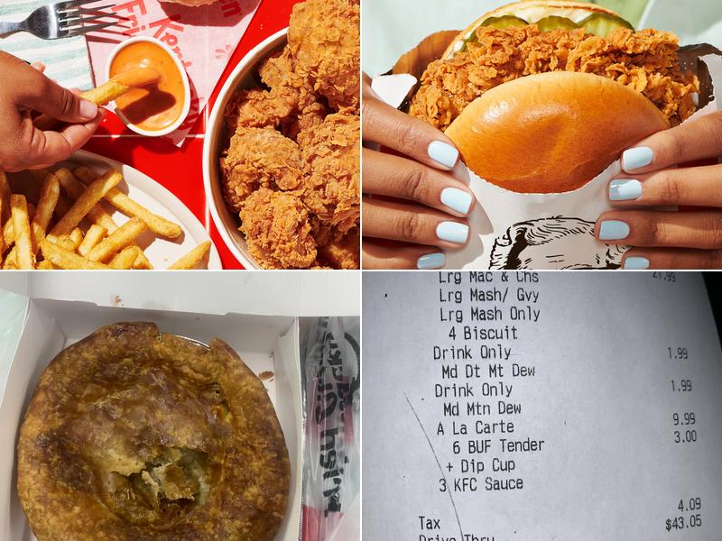 KFC Menu