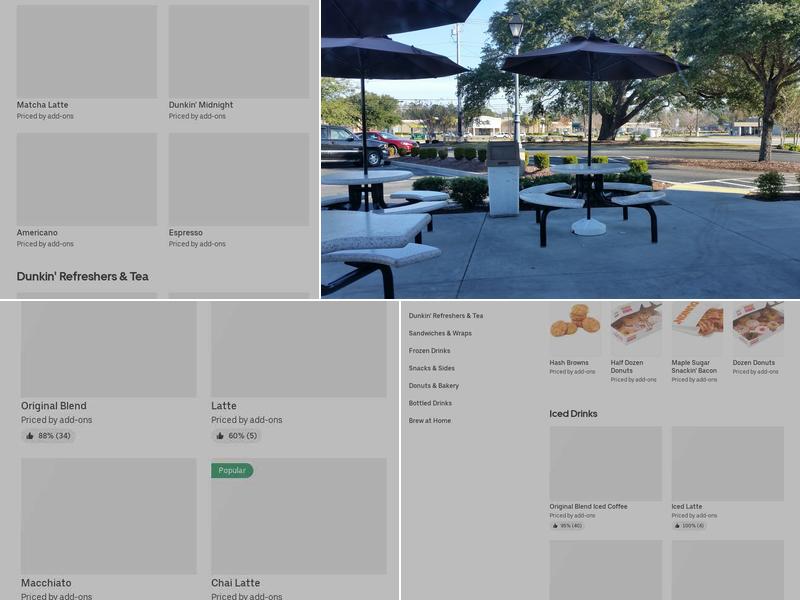 Dunkin' Menu