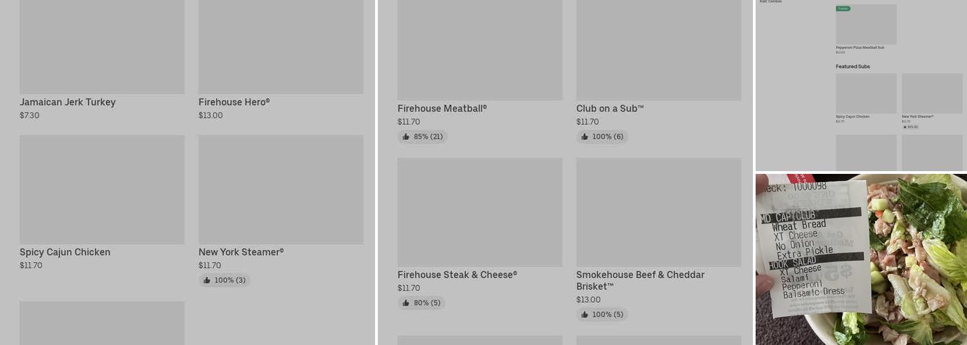 Firehouse Subs Myrtle Ridge Menu