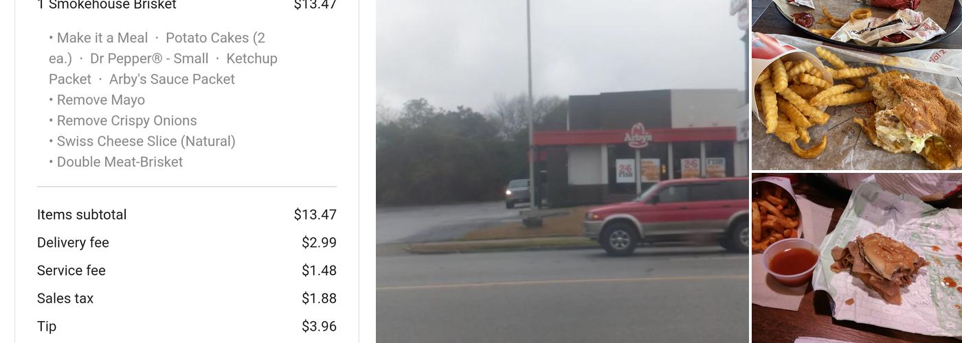 Arby's Menu