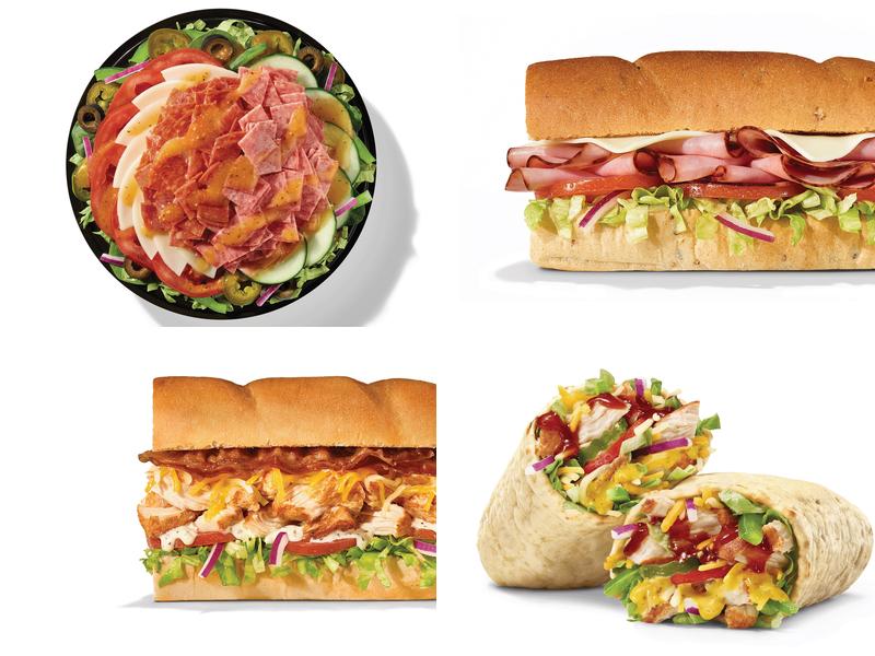 Subway Menu