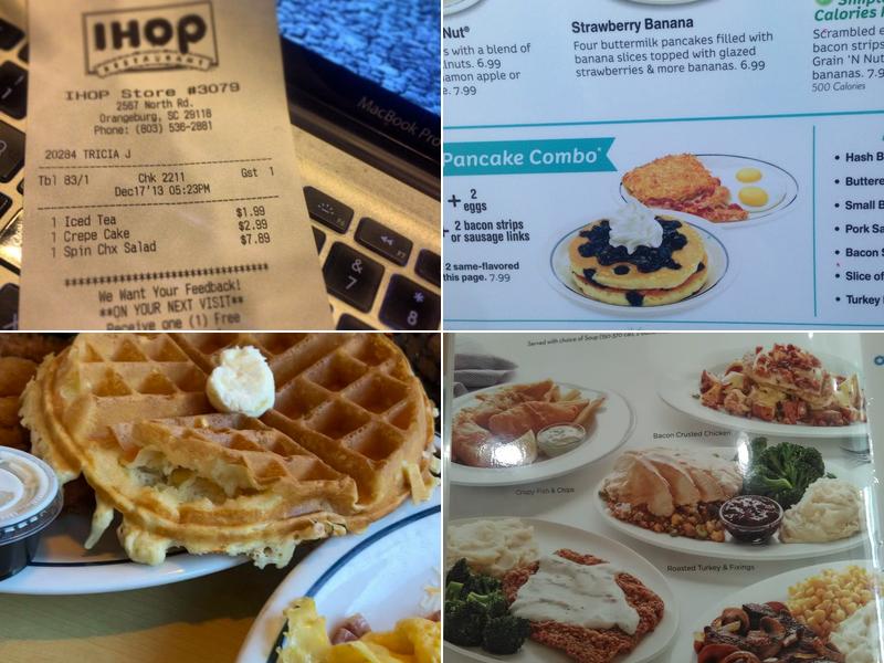 IHOP Menu