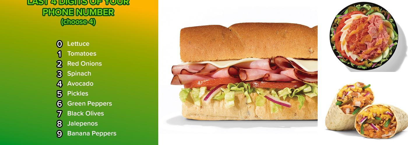 Subway Menu