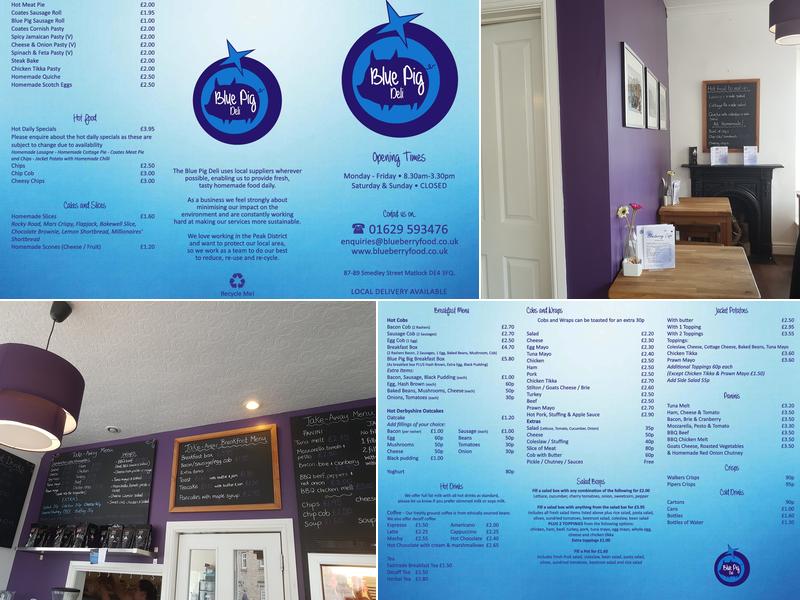 Blue Pig Deli Menu