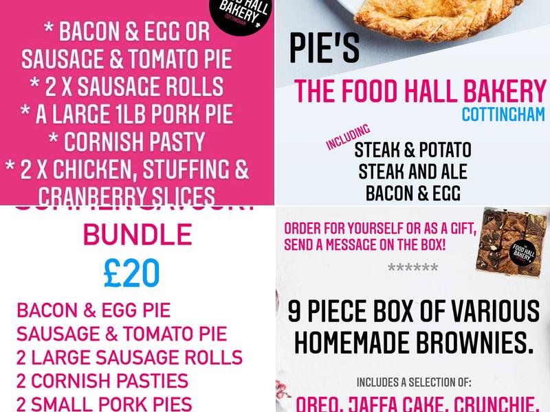 The Food Hall Bakery Cottingham Limited Menu