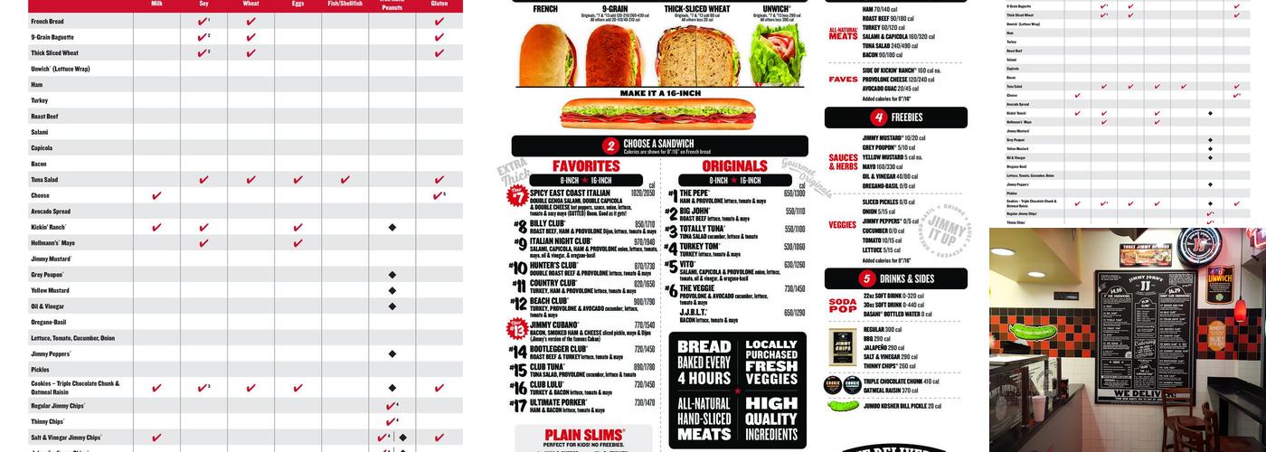 Jimmy John's Menu