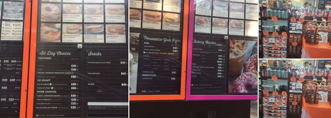 Dunkin' Menu