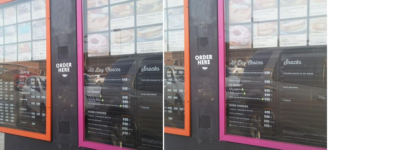 Dunkin' Menu