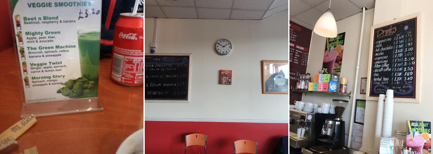 Coffee Time Croydon Menu