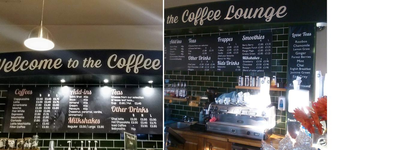 The Coffee Lounge Menu