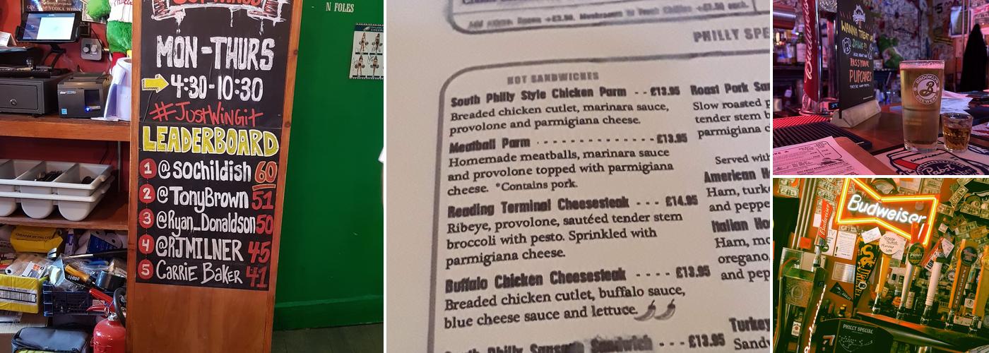 Passyunk Avenue (Fitzrovia) Menu