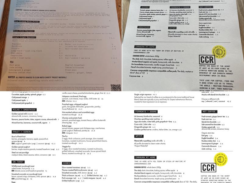 Caravan City Restaurant Menu