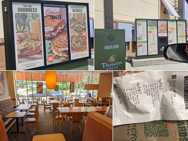 Panera Bread Menu
