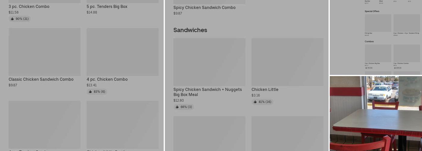 KFC Menu