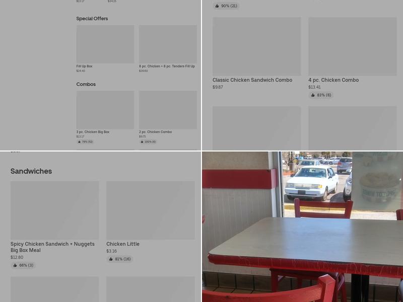 KFC Menu