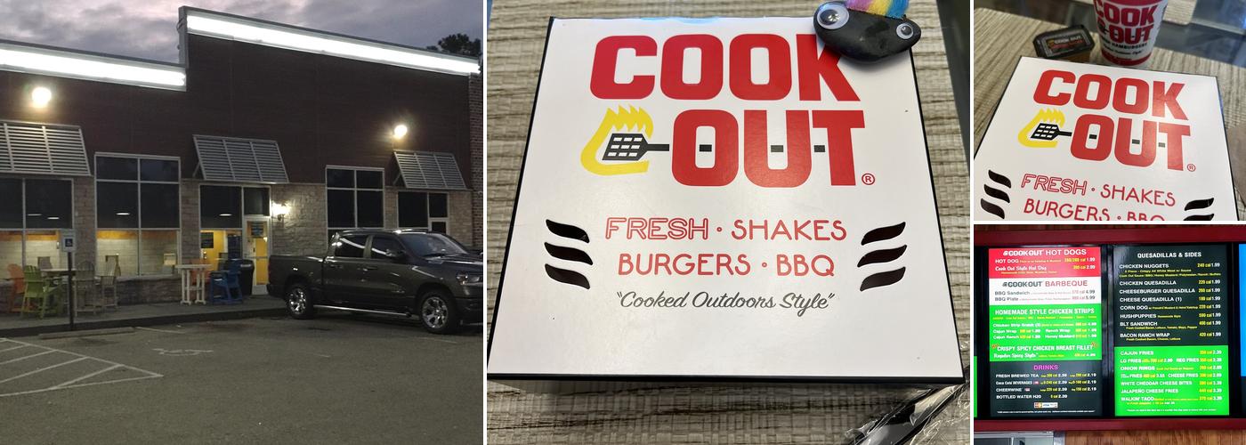 Cook Out Menu