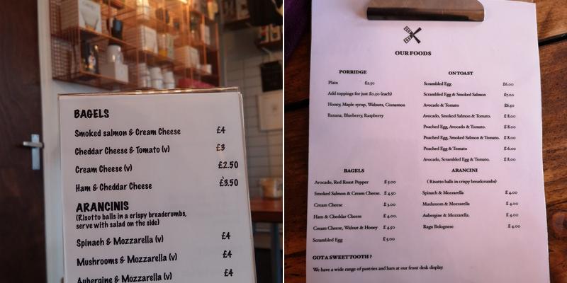 Viento Coffee Company Menu