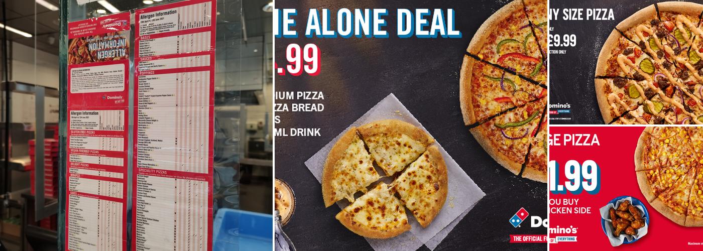 Domino's Pizza - Manchester - All Saints Menu