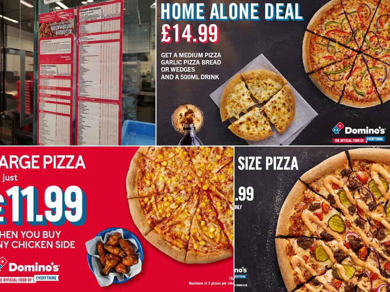 Domino's Pizza - Manchester - All Saints Menu