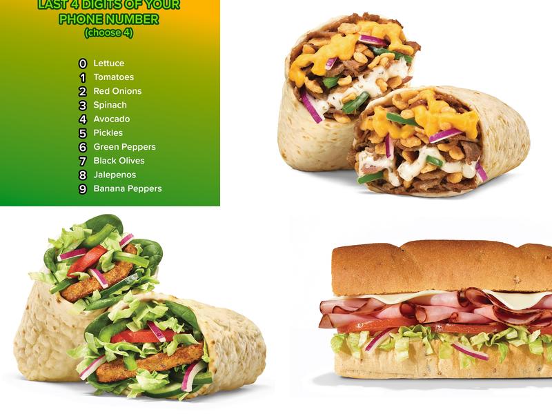 Subway Menu
