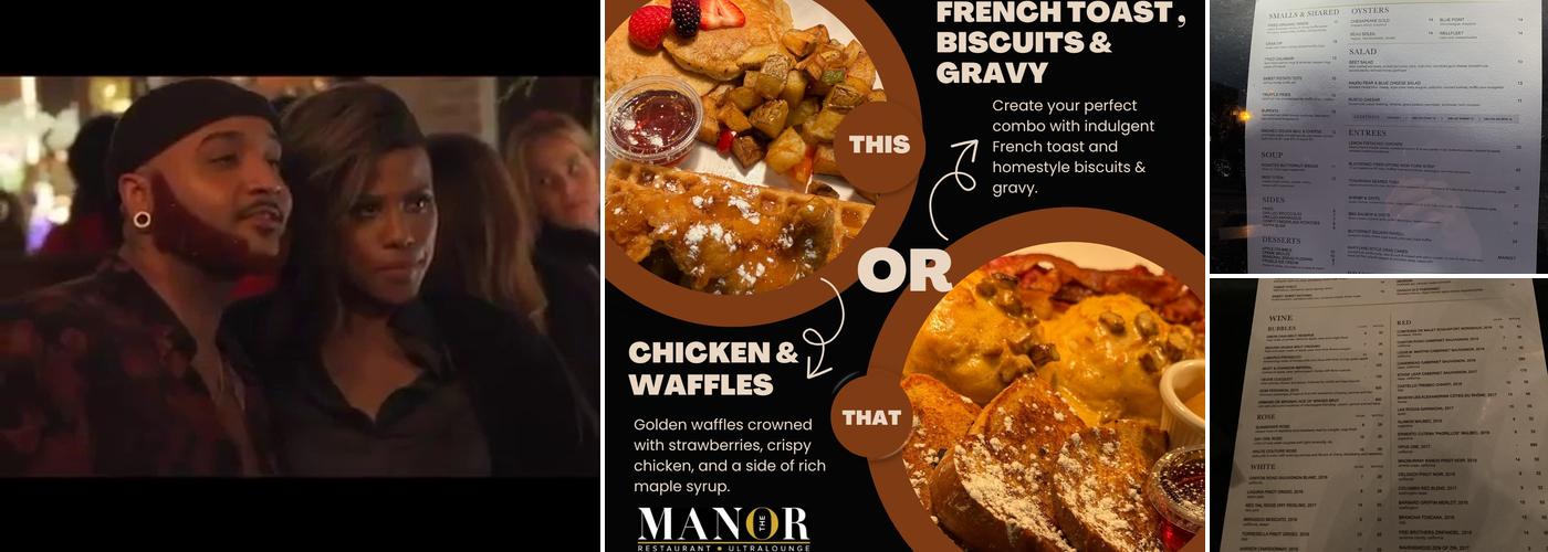 The Manor Menu