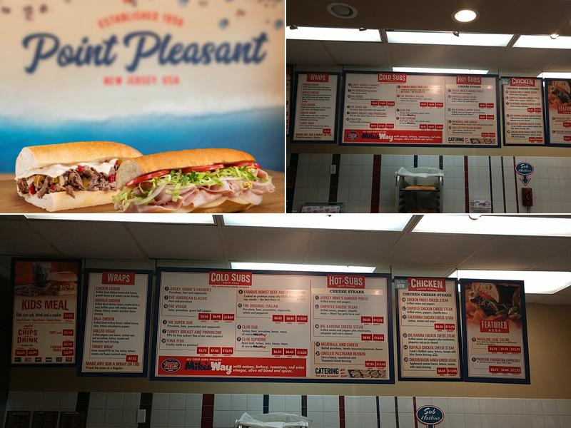 Jersey Mike's Subs Menu